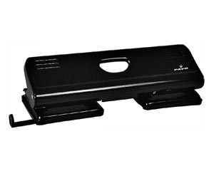 VEPATIM 10 PAVO 4fach-Locher bis 22 Blatt Doppel-Locher ENDURE aus Metall in Schwarz,