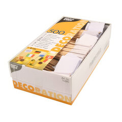 Preview: VEPATIM 500 Flaggenpicker Fahnenpicker Deko-Picker zum selbst beschriften weiß 