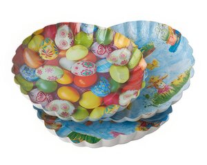 Osterschalen Pappteller rund Ø 23 · 2,5 cm Ostern sortiert 