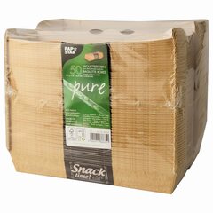 Preview: 300x PAPSTAR Baguetteboxen Sandwichboxen aus Pappe 22 x 8,5 cm 'Good Food'