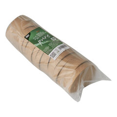 Preview: VEPATIM 125 Deckel für Suppenbecher Pappe rund Ø9,8 cm braun kompostierbar