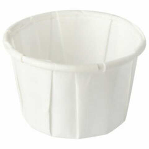 1250x BIO Dressingbecher aus Papier FSC®-zertifiziert 35 ml weiss