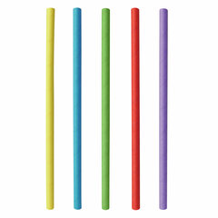 VEPATIM 100 Papiertrinkhalme Shake-Halme Kaltgetränke 25 cm Ø 8 mm farbig sortiert