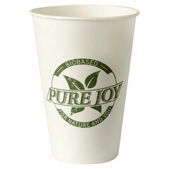VEPATIM 100 Pappbecher Heißgetränkebecher ToGo 0,2 l 'Pure Joy'