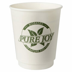 VEPATIM 40 Doppelwandbecher Heißgetränkebecher ToGo 0,2 l mit PLA-Beschichtung