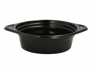 Mehrweg Suppenschalen Suppenterrinen mit Anfasser 500ml Ø15,6cm schwarz 