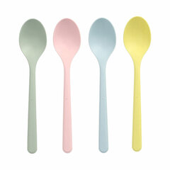 50x Eislöffel Mehrweg spülmaschinengeeignet extra stabil 13cm Pastelfarben