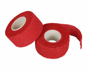 9x Selbsthaftende selbstklebende Pflaster abreißbar HACCP 5 m x 2,5cm rot