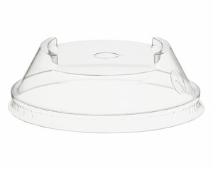 50x BIO Domdeckel 300/400/500ml stapelbar - C-Loch Ø 96mm Biokunststoff(PLA)