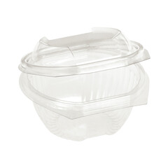VEPATIM 100 Salatschalen fixer Deckel aus kompostierbarem Kunststoff (PLA) transparent 250ml