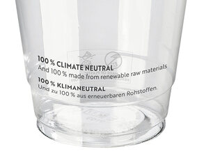 Preview: VEPATIM 50 Trinkbecher 400ml + Domdeckel stapelbar C-Loch