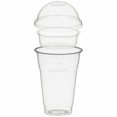 VEPATIM 50 Trinkbecher 400ml + Domdeckel ohne Loch + Einsatzbecher Ø 96mm (PLA)