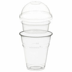 VEPATIM 50 Trinkbecher 300ml + Domdeckel ohne Loch + Einsatzbecher Ø 96mm (PLA)