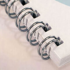 VEPATIM Einband-Set für Drahtbindung mit 6mm für max. 35 Blatt 60 tlg.