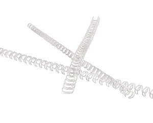 VEPATIM 100 Drahtbinderücken 8mm 5/16" bis max. 60 Blatt 3:1 Teilung weiß