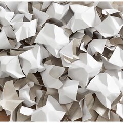 DECOFILL dekorative Papier-Verpackungschips Polsterchips weiß beidseitig 400 Liter