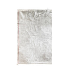 Preview: Schwerlastsack Gewebesack Hochwassersack Getreidesack Lagersack PP mit rotem Streifen 400 x 600 mm 15 kg weiss