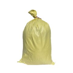 Schwerlastsack Gewebesack Hochwassersack Getreidesack Lagersack PP mit rotem Streifen 500 x 800 mm 30 kg gelb