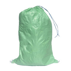 VEPATIM 100 Schwerlastsack Gewebesack Hochwassersack Getreidesack Lagersack PP mit rotem Streifen mit Band 500 x 800 mm 30kg grün