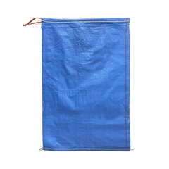 Preview: Schwerlastsack Gewebesack Hochwassersack Getreidesack Lagersack 500 x 800 mm PP 30kg mit Band BLAU
