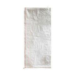 Preview: VEPATIM 100 Schwerlastsack Gewebesack Laubsack Styroporsack Lagersack PP mit rotem Streifen 800 x 1800 mm 180g WEISS