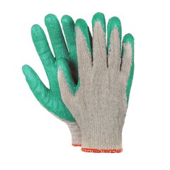 Arbeitshandschuhe Montagehandschuhe Baumwolle Latex Größe L-9 grün 