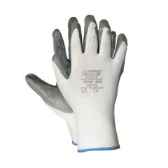 VEPATIM 24 Paar Arbeitshandschuhe Montagehandschuhe Nylon-Nitril Größe XL-10 Unisex grau