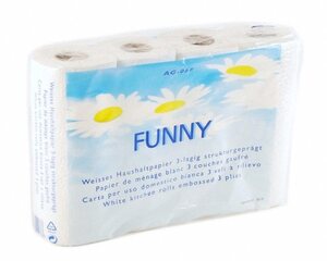 VEPATIM 48 Rollen Küchenrollen 3-lagig 50 Blatt Zellstoff extra saugfähig