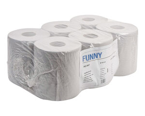 VEPATIM 6 Rollen Papierhandtuchrolle MIDI 20cm für Innen und Außenabwicklung 1 lagig