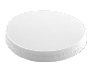 50x Papierdeckel weiß mit Ø 80 mm für Pappbecher Feinkostbecher Eisbecher