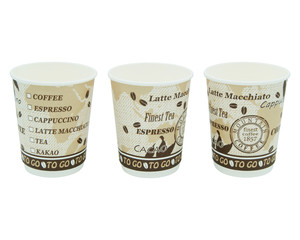 Preview: Premium Kaffeebecher Doppelwand Coffee to go 200 300 ml Deckel Auswahl
