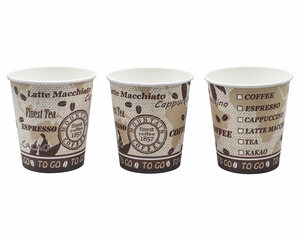 VEPATIM 8000 Kaffeebecher Getränkebecher 'Coffee Mountain' 180 ml 