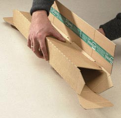 Preview: TRAPEZ Versandverpackung für gerollte Güter Poster SK-Verschluss für DIN A 0 1 2