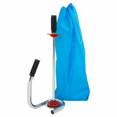 Preview: 5x Abroller Abrollgerät DE LUXE chrom für Handstretchfolie Handwickelfolie