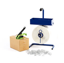 Preview: VEPATIM Abrollgerät tragbar für Textil- und Polyester Umreifungsband mit 76mm Kerndurchmesser