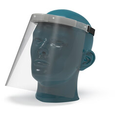 Preview: RENZ Gesichtsschutzschild mit einstellbarer Kopfhalterung One Size