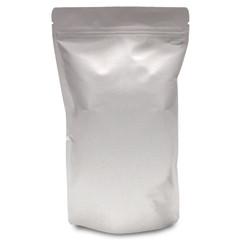 Standbodenbeutel Kraftpapier weiß 130x225x70mm 500ml 