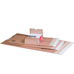 Universalverpackung 250x190mm bis 85mm Höhe zentrale Packgutaufnahme Selbstklebeverschluss Aufreißfaden B5