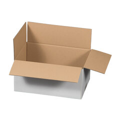 Preview: Faltkarton 300x200x150mm (Außenmaß) 1-wellig weiß