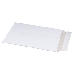 Vollpappe-Versandtasche 235x308mm stabile Vollpappe Selbstklebeverschluss A4 weiß