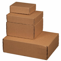 Preview: Versandkarton Selbstklebeverschluss Aufreissfaden braun 140-460 mm Auswahl