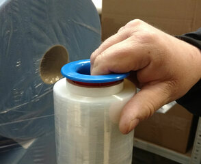 Preview: VEPATIM 12 Abroller-Set für Stretchfolie Handwickelfolie einfache Anwendung grün