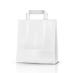 VEPATIM 1000 Papiertragetaschen aus Kraftpapier 220+100x280mm weiß 70 gr.