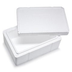 Isolierboxen mit Deckel aus Styropor EPS 596 x 396 x 277 mm 25 Liter