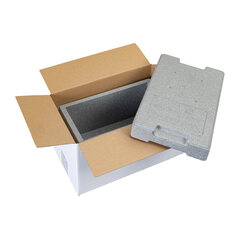 Isolierboxen mit Deckel aus Neopor® 330 x 200 x 185mm 4,7 Liter inkl. Umkarton