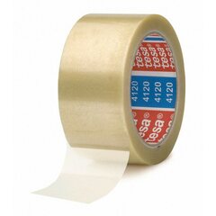 6x TESA Klebeband tesapack 4120 PVC 50mm x 66m transparent