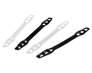 4x Maskenhalter Maskenbandverlängerung 3-stufig verstellbar weiß schwarz 