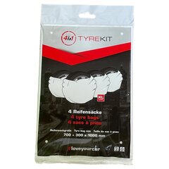 VEPATIM 4 TYRE KIT Reifensäcke Set 700+300x1000mm bis 20" Räder in Beutel verpackt