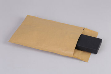 Preview: 1x AROFAIR Papierpolstertaschen 200x275+50mm 100% Recycling Ersatz für Luftpolstertaschen