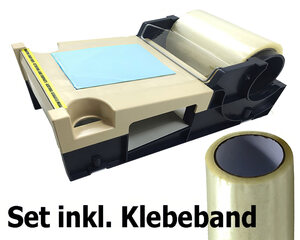 Preview: VEPATIM Adressenschutzgerät Labelschutzgerät T10 inkl. Klebeband 150mm x 66meter